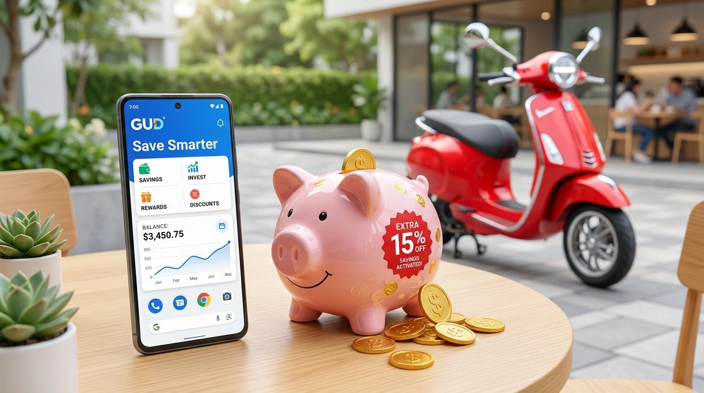 Mẹo sử dụng GUD tiết kiệm hơn — Tích điểm GUD Rewards đổi quà không giới hạn