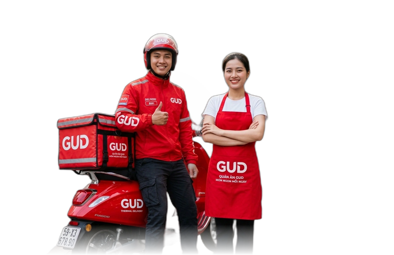 Tài xế và Đối tác nhà hàng GUD